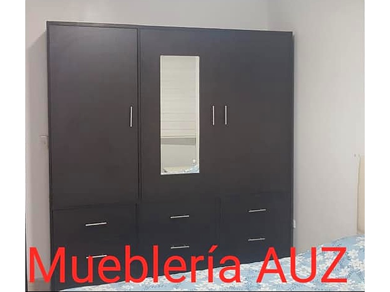 Armario Madera Negro Ecuador Muebleria AUZZ