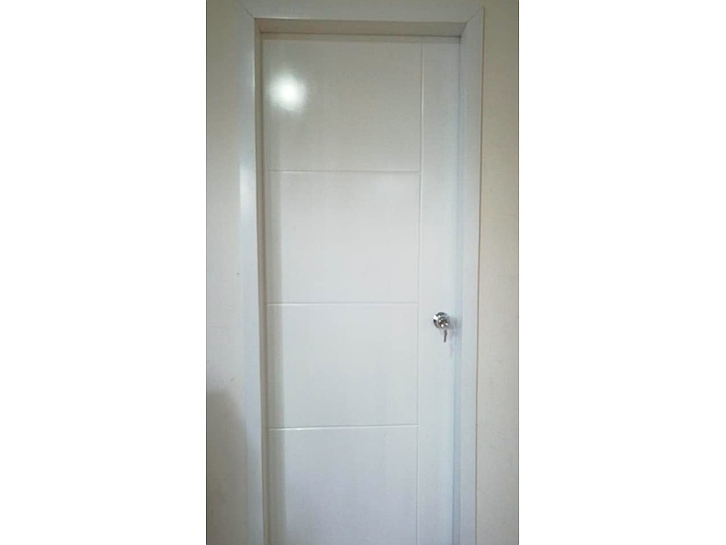 Puerta Madera Blanca Ecuador Muebleria AUZZ