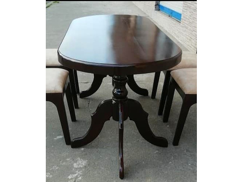 Mesa Comedor Ovalada Ecuador Muebleria AUZZ