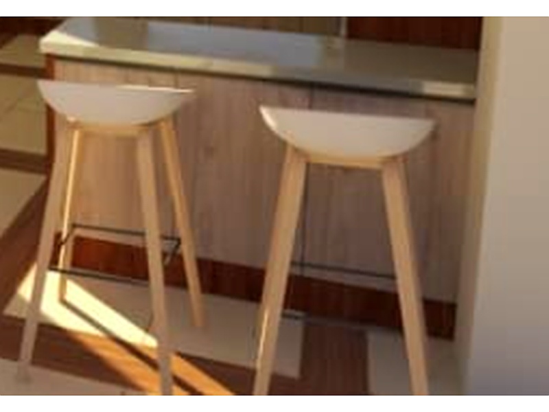 Taburetes de madera de cocina Ambato 