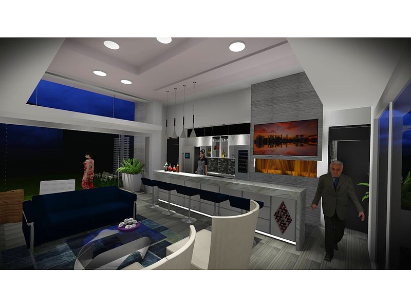 Diseño sala social Ecuador