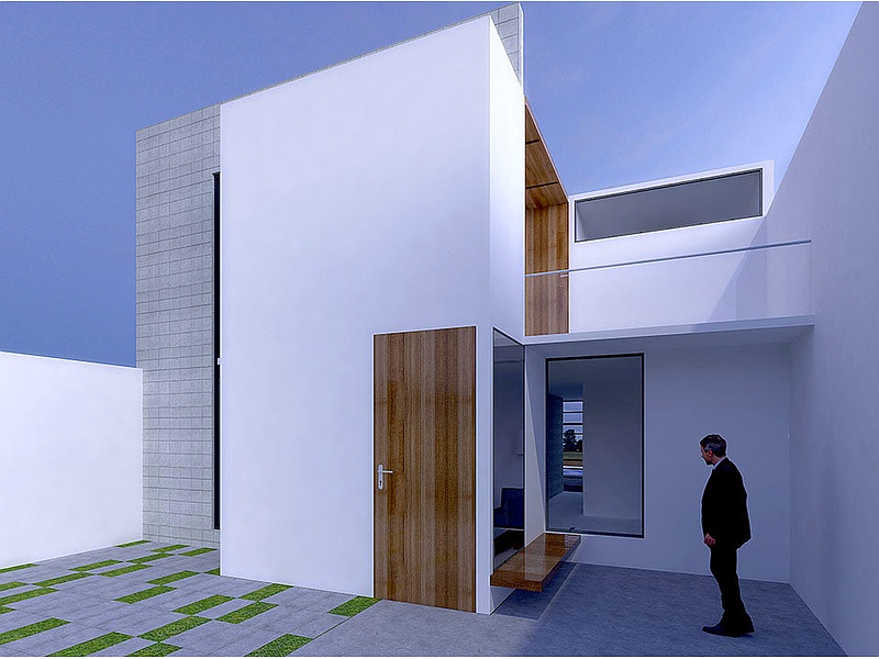 Diseño casa dos plantas Ecuador