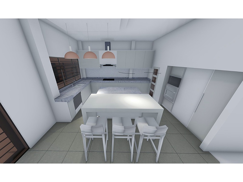 Diseño comedor minimalista Ecuador