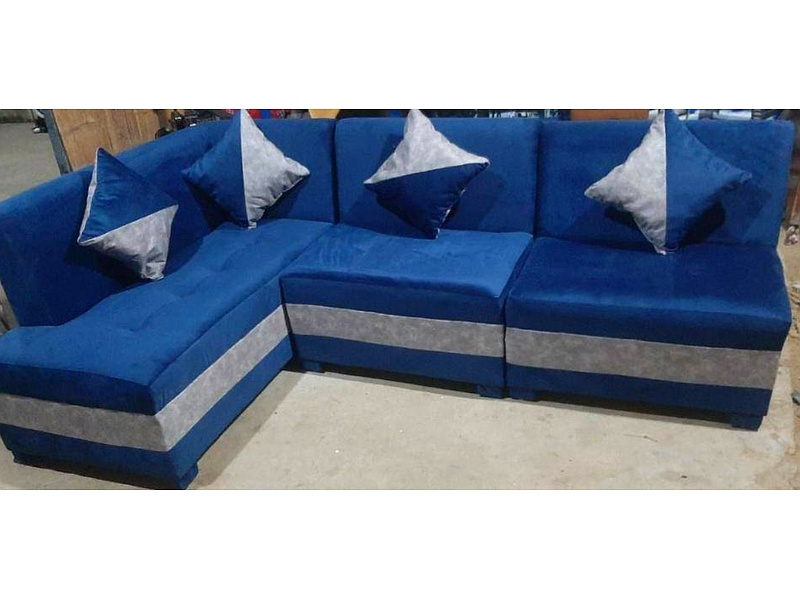 Sala sofá azul Montecristi