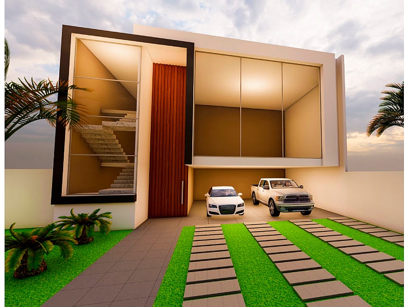 Construcción casa contemporánea Ecuador