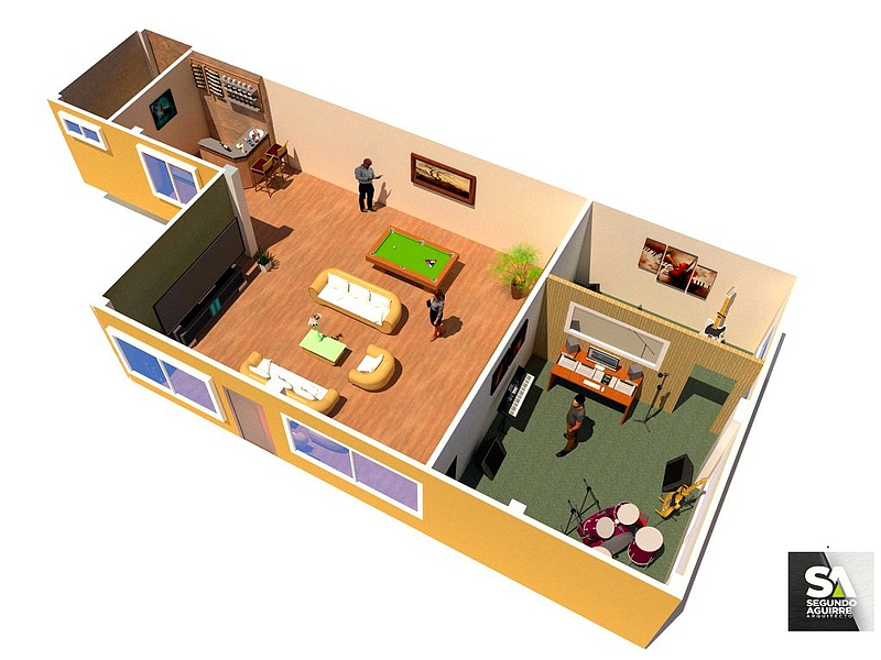 Diseño plano casa Ecuador