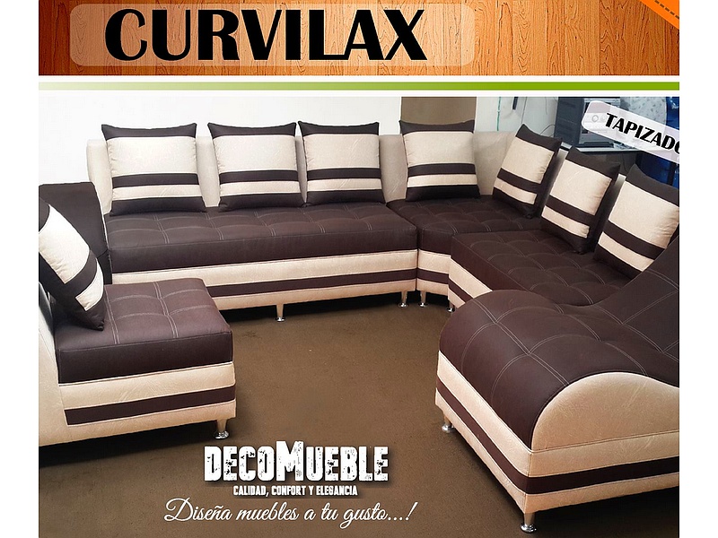 Sala sofá curvilax Quito