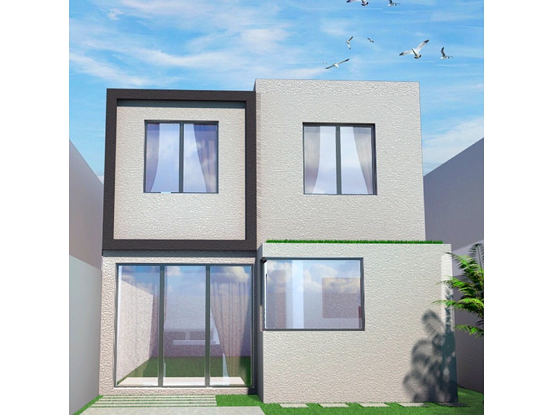 Construcción casa dos plantas Ecuador