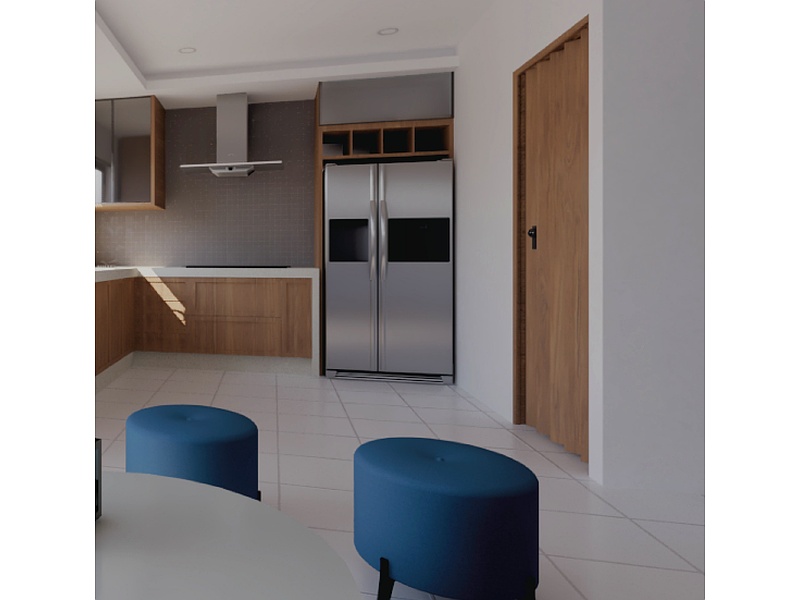 Diseño Cocina en forma de U Ecuador 
