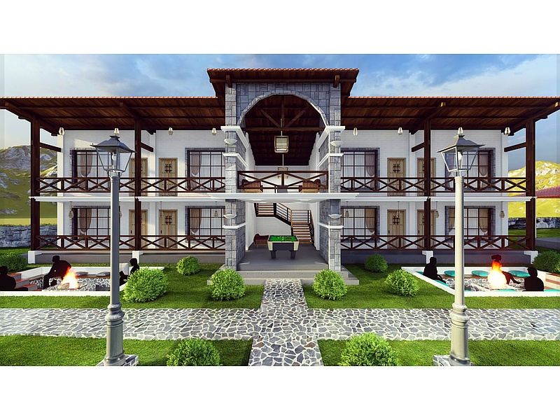 Construcción casa campo Ecuador