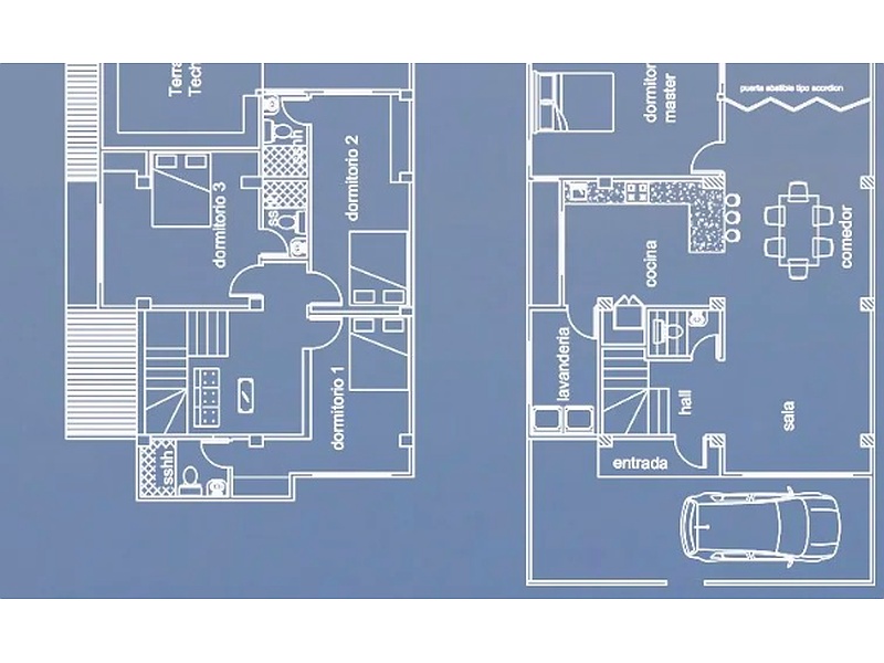 Diseño plano casa Ecuador