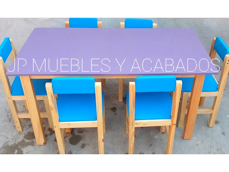 Comedor mesa rectangular violeta Guayaquil