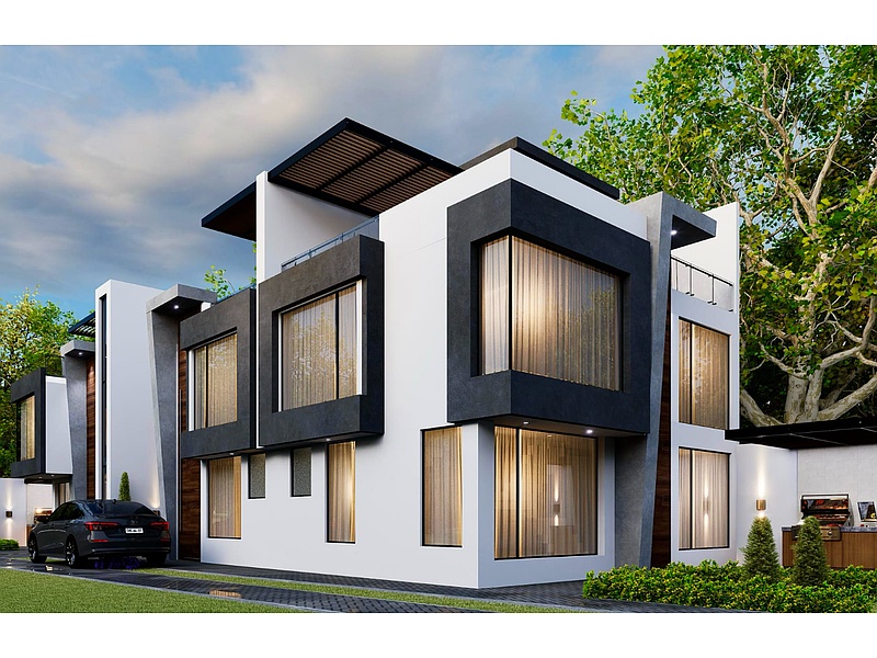 Construcción casa moderna modular Ecuador