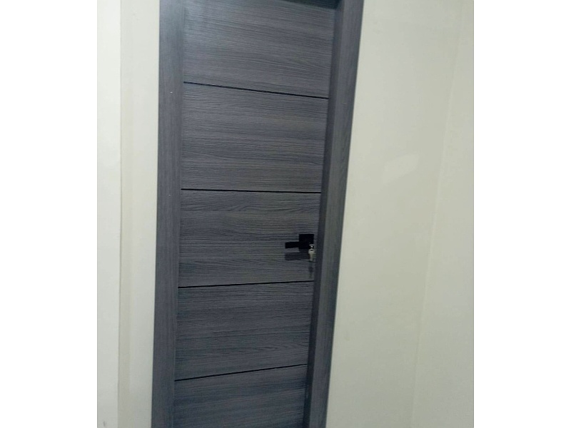Puerta Madera Minimalista Ecuador Soluelec