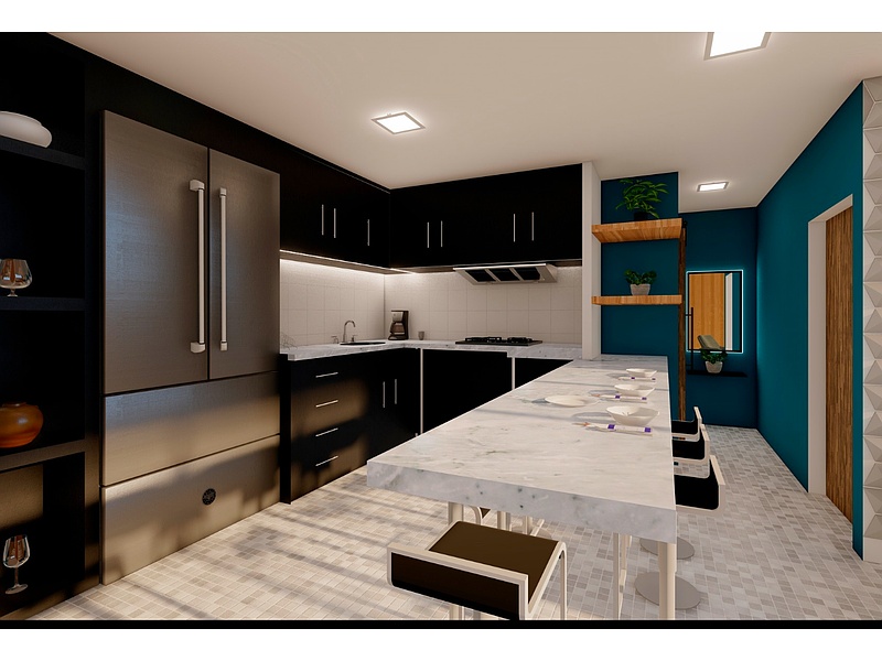 Diseño Cocina en Galería Ecuador 