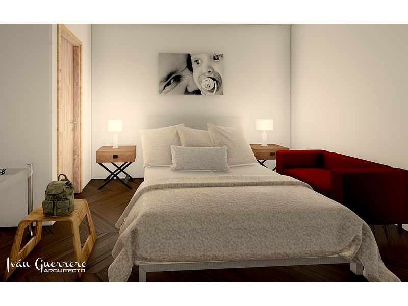 Diseño Habitación Matrimonial Ecuador