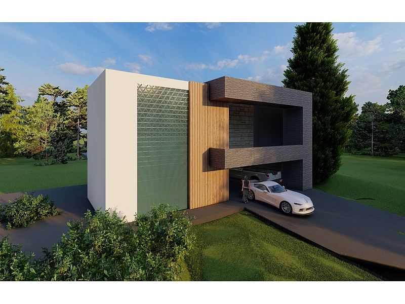Construcción casa moderna modular Ecuador