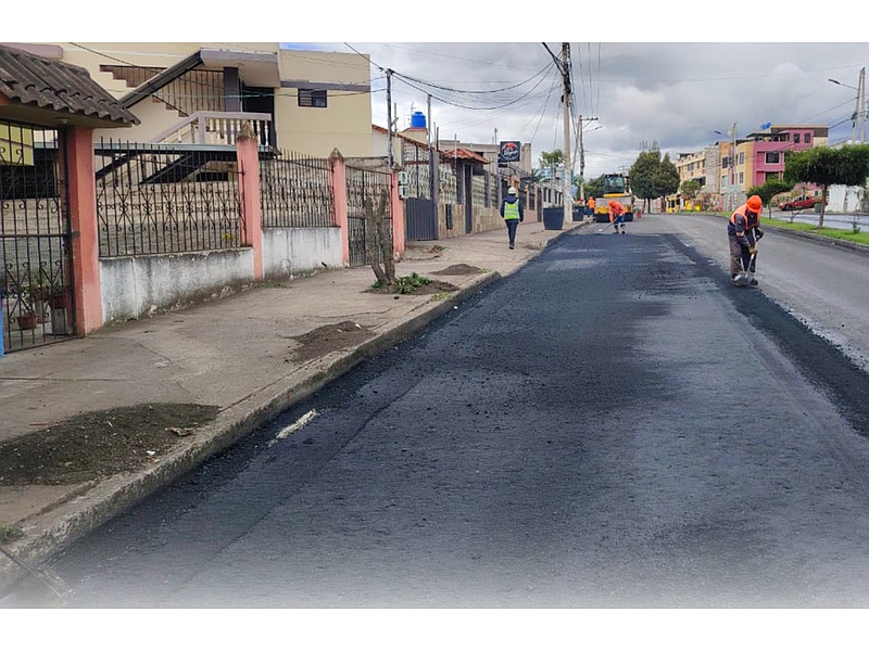 Pavimentación Calles Ecuador