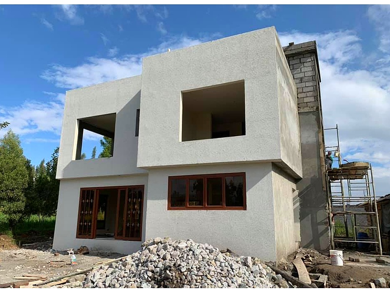 Construcción casa dos plantas Ecuador