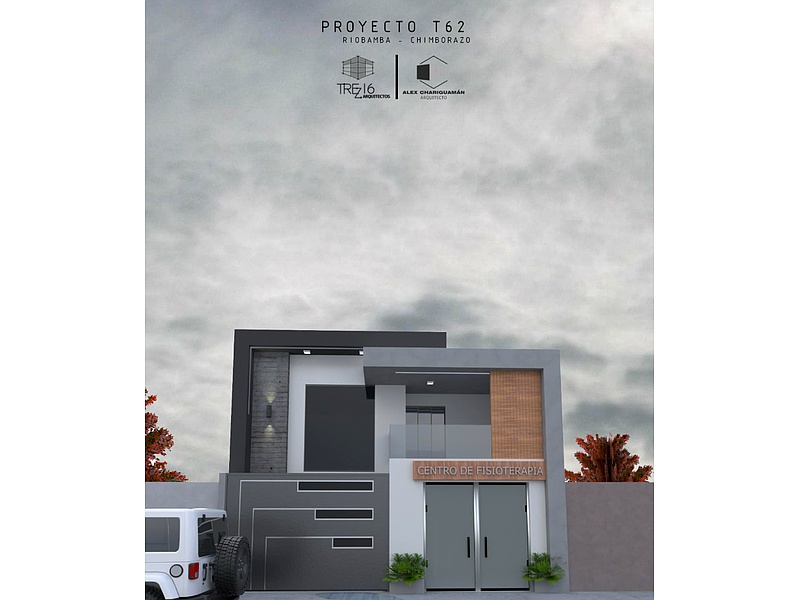 Diseño casa dos plantas urbana Ecuador