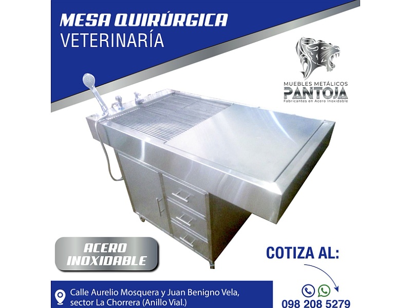 Mesa quirúrgica Ecuador Pantoja