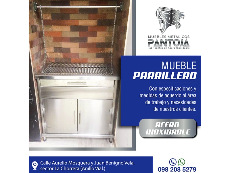 Mueble parrillero Ecuador Pantoja