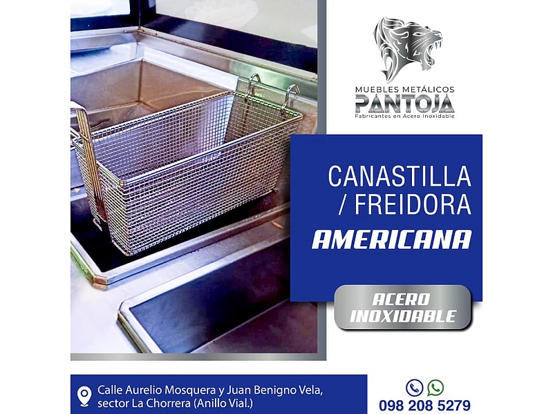 Canastilla de freidora Ecuador Pantoja