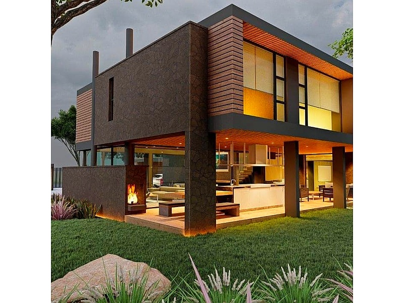 Construcción casa modular residencial Ecuador