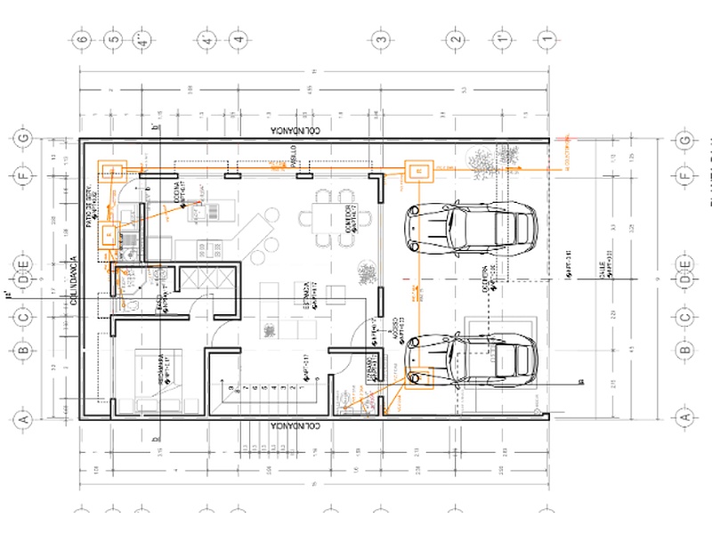 Diseño plano casa Ecuador