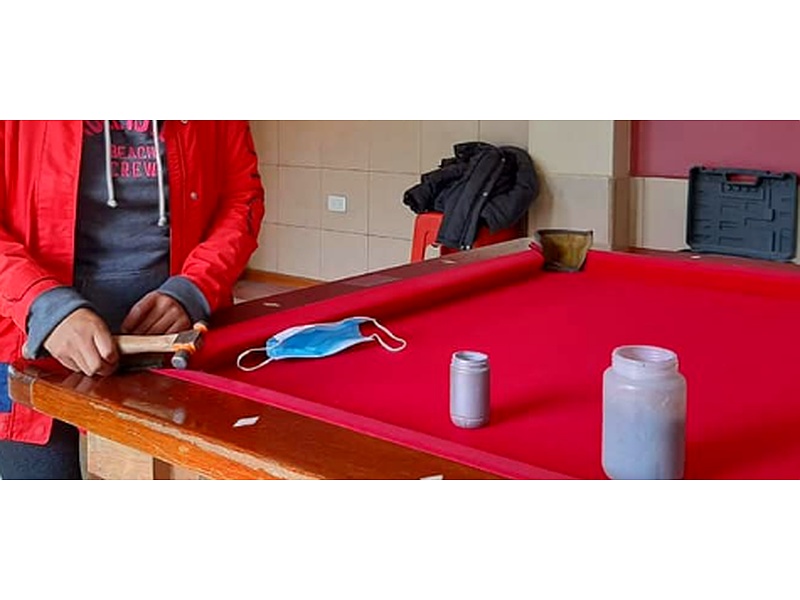 Remodelación de mesas de billar Ambato 