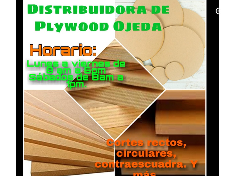 Madera Plywood circular Cuenca 