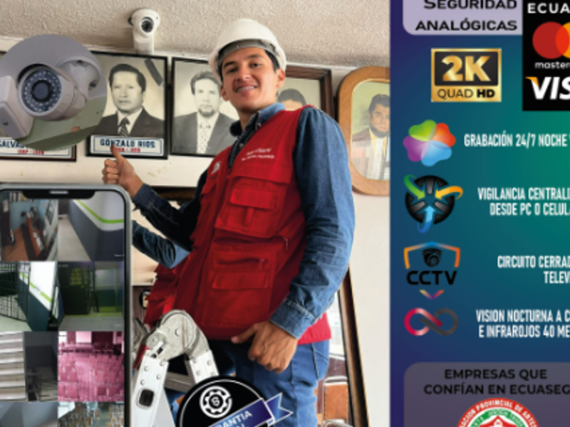 Restauración sistema videovigilancia ecuador