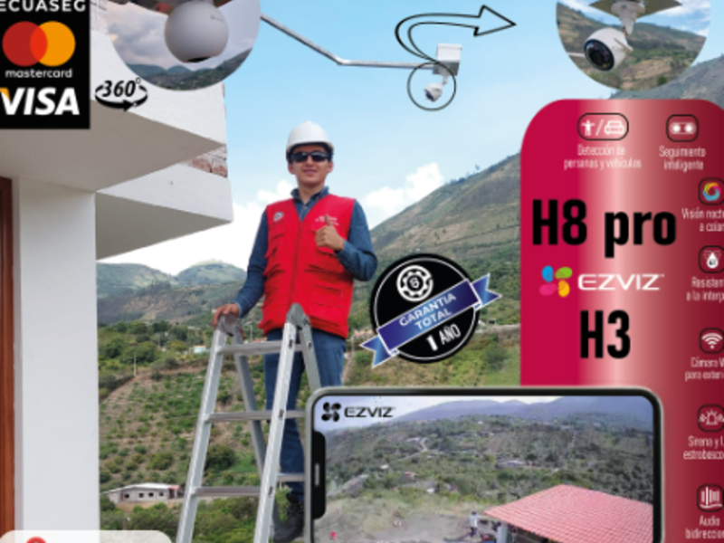 Cámaras seguridad H8 ecuador