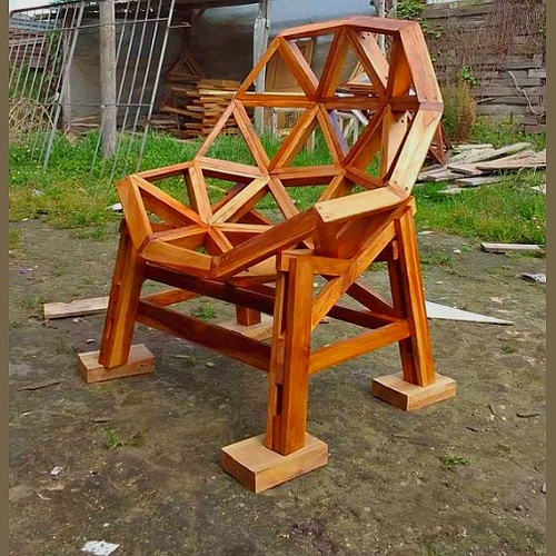 Silla de madera Ecuador