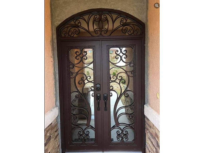 Puerta Ébano Entrada Cortes Flores Ecuador