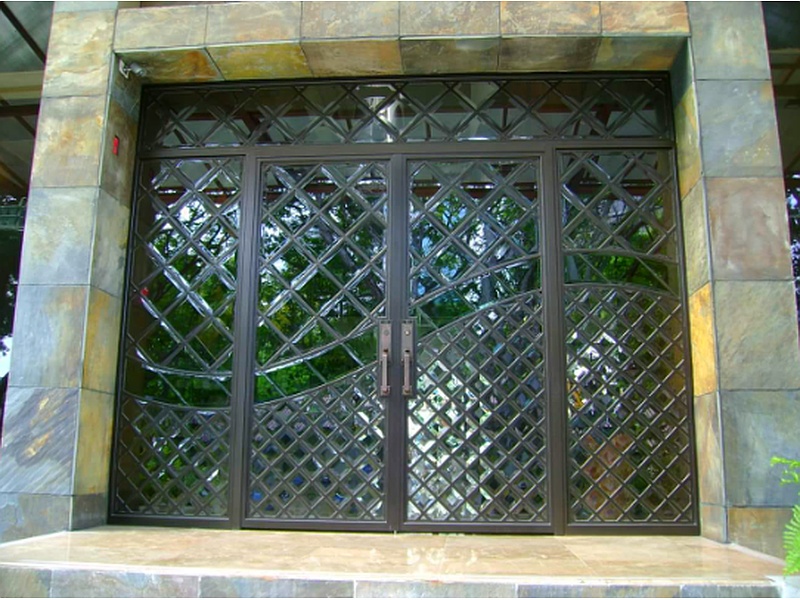 Puerta Principal Rejas Gris Ecuador