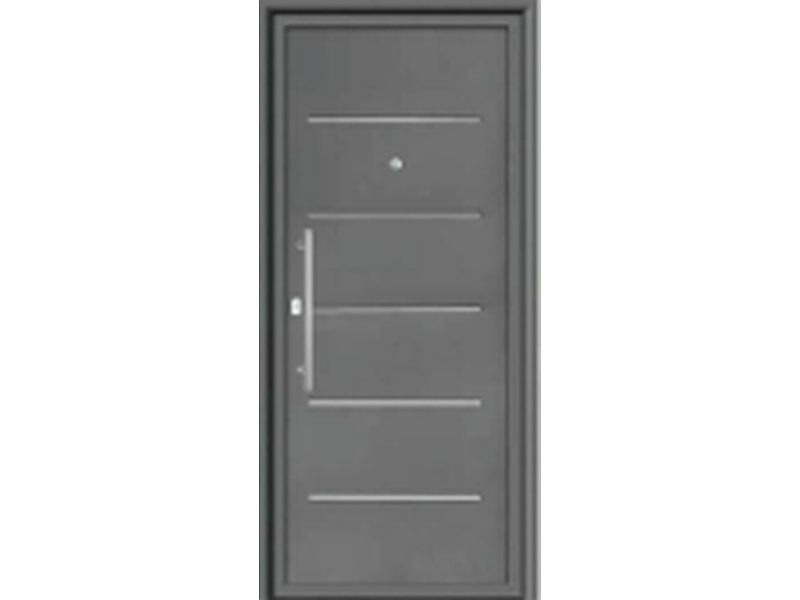 Puerta Principal Aluminio Nogal Ecuador