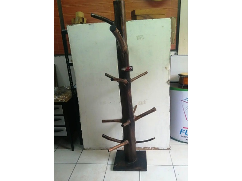 Percheros rusticos de madera Guayaquil 