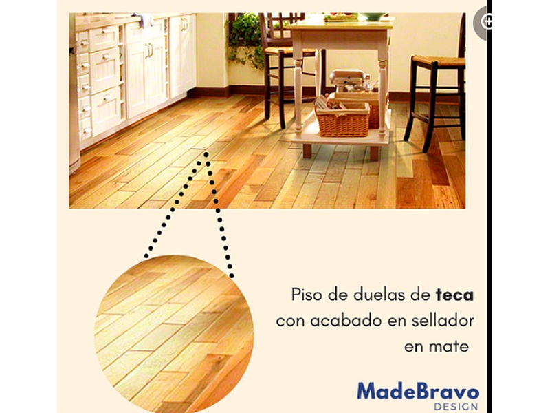 Piso de duela de teca Guayaquil 
