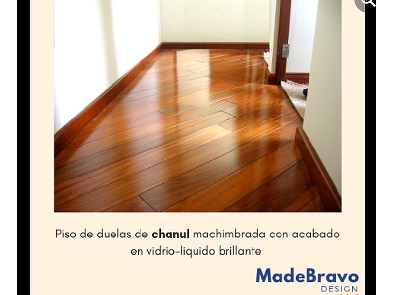 Piso de duela de chanul Guayaquil 