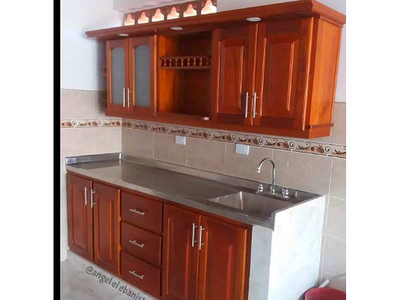Muebles de madera para cocina Ibarra 