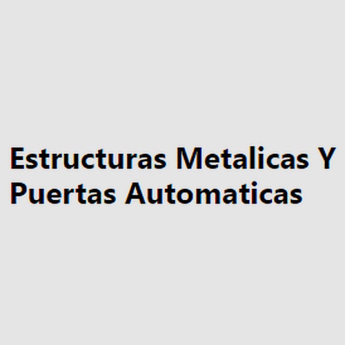 Estructuras Metalicas Y Puertas Automaticas