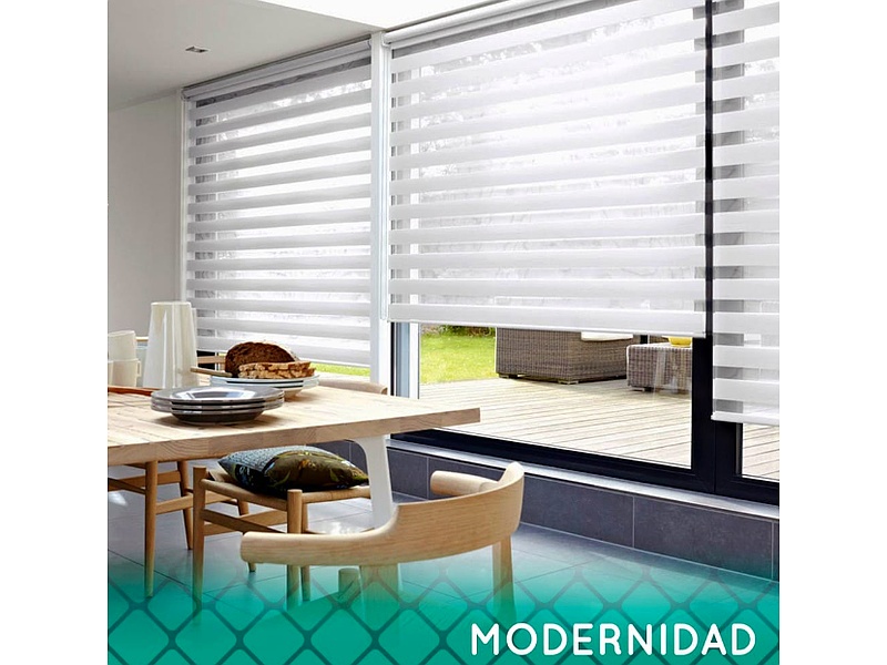 Cortina zebra neutra Ecuador Renova