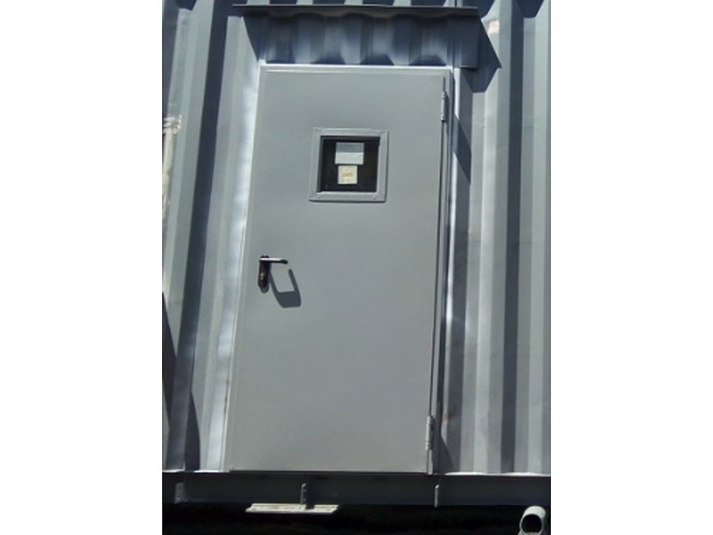 Puerta CortaFuego Acero Blanca Ecuador