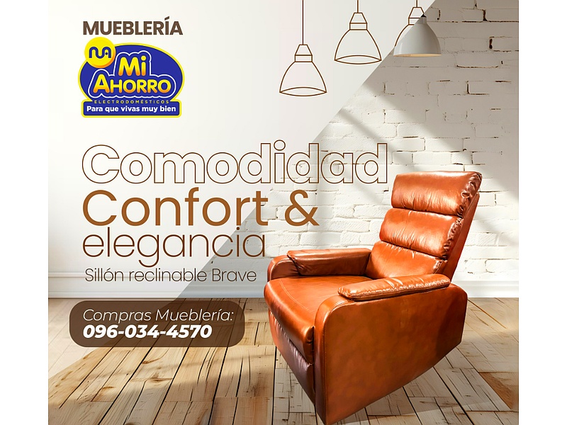 Sillón reclinable Ecuador Mi Ahorro 