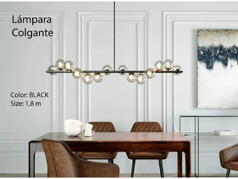 Lámpara vidrio grey Ecuador KHOME STORE 
