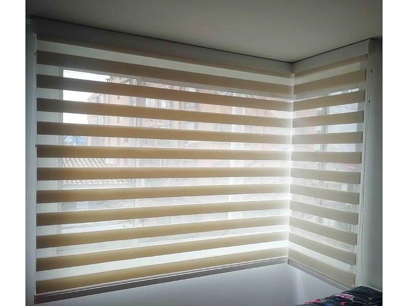 Persiana Sheer Elegance Beige Esquina Cuenca Decorar Cortinas y Decoraciones