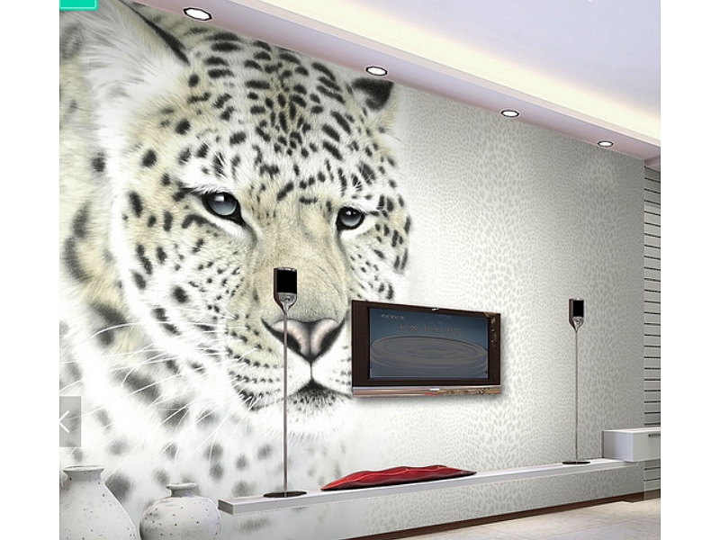 PARED LEOPARDO 3D QUITO 