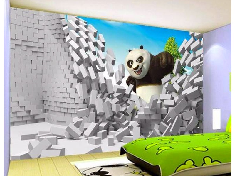 Pared 3D Kung Fu Panda Guayaquil 