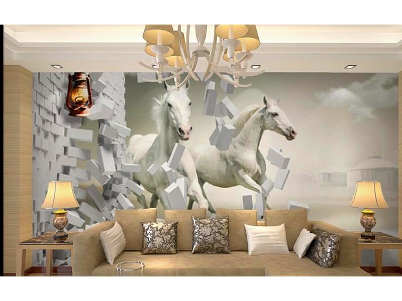 Pared 3D Caballo Guayaquil